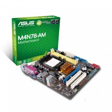 Комплект в сборе. Материнская плата Asus M4N78-AM AM2/AM3